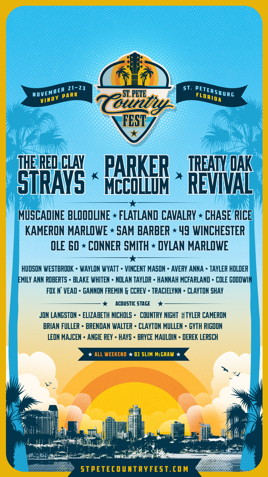 St. Pete Country Music Festival 2025 Lineup