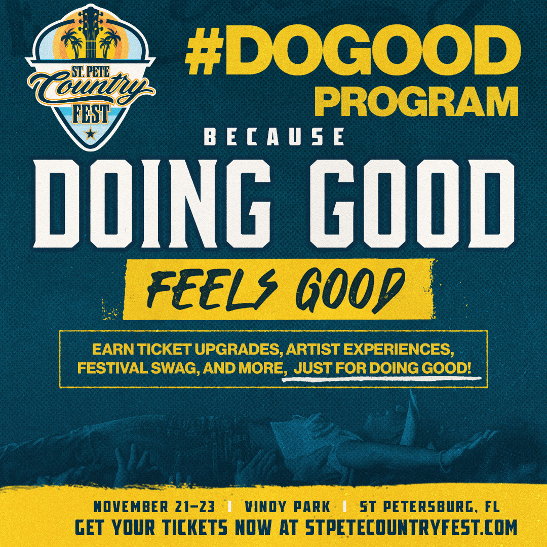 St. Pete Country Fest #DOGOOD Program.