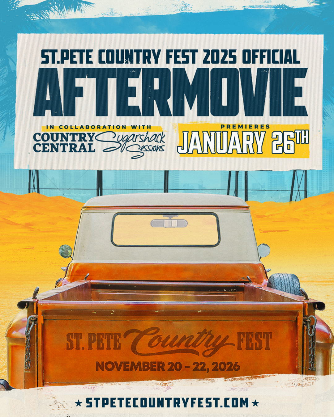 St. Pete Country Fest 2025 Official Aftermovie Premiere JAN 26.